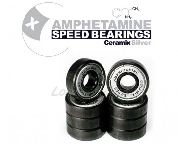 Amphetamine Ceramix Silver longboard bearings