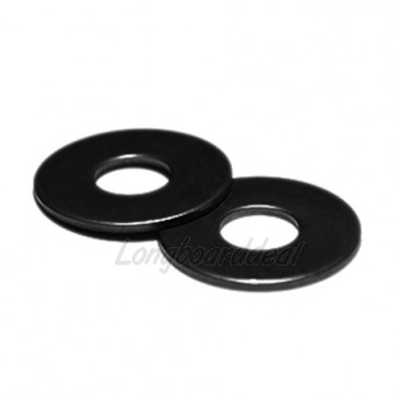 Caliber Large Barrel Flat Washers Black