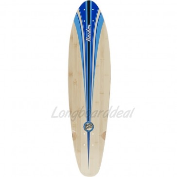 Mindless Raider III Blue 34" kicktail longboard deck