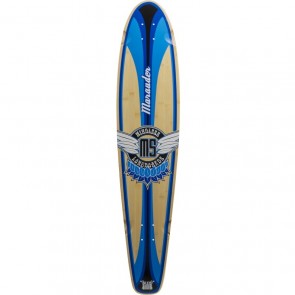 Mindless Marauder II Blue 42.5" kicktail longboard Deck